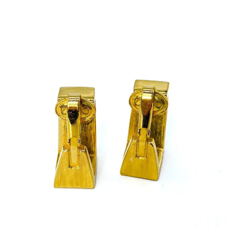 Vintage Givenchy Earrings 1970s Earrings Jagged Metal 