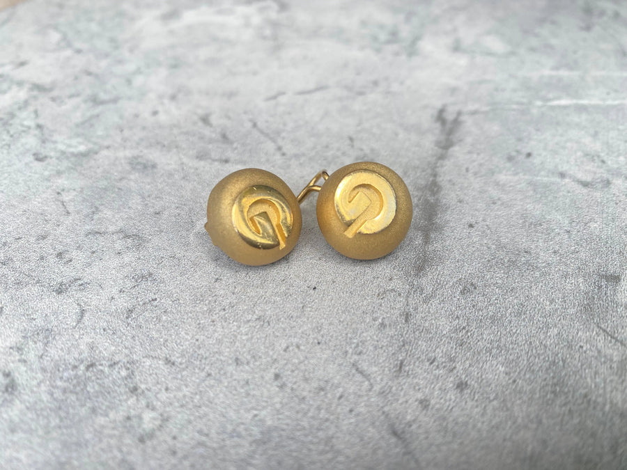 Vintage Givenchy Earrings 1980s - 1980 Collection Earrings Jagged Metal 