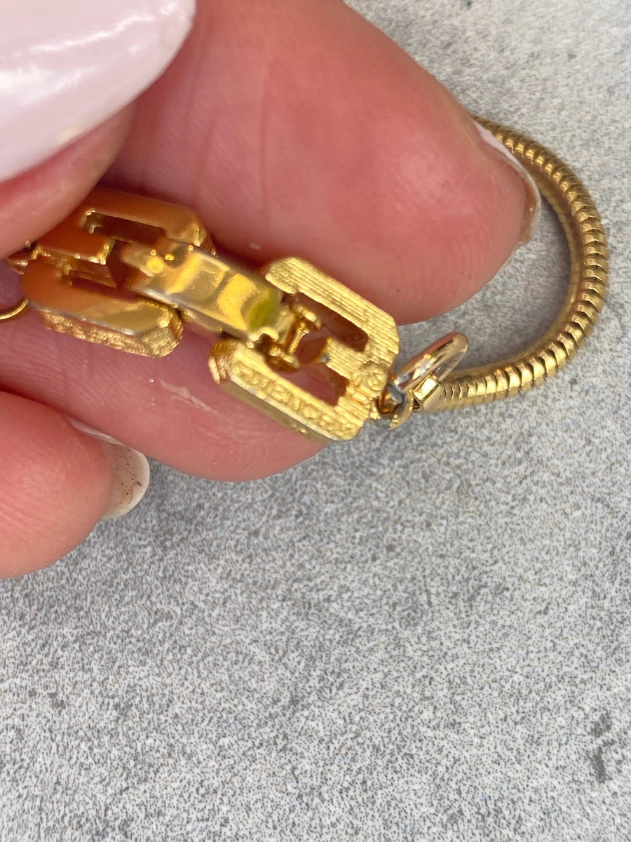 Vintage Givenchy Necklace 1970s Necklaces Jagged Metal 