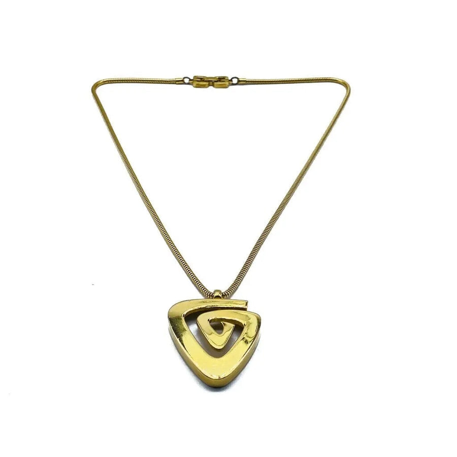 Vintage Givenchy Necklace 1970s - 1976 Collection Necklaces Jagged Metal 