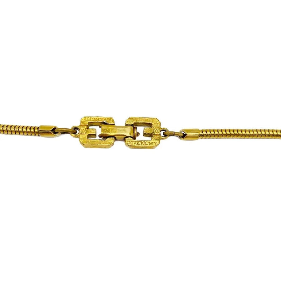 Vintage Givenchy Necklace 1970s - 1976 Collection Necklaces Jagged Metal 