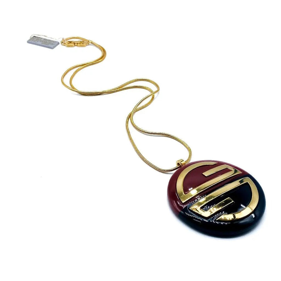 Vintage Givenchy Necklace 1970s - 1977 Collection Necklace Jagged Metal 