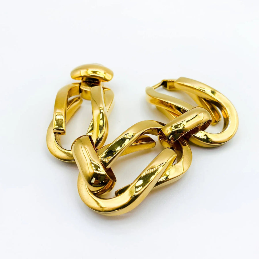 Vintage Gucci Bracelet 1990s - 1991 Collection Bracelet Jagged Metal 
