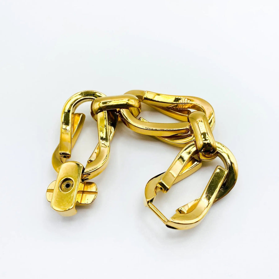 Vintage Gucci Bracelet 1990s - 1991 Collection Bracelet Jagged Metal 
