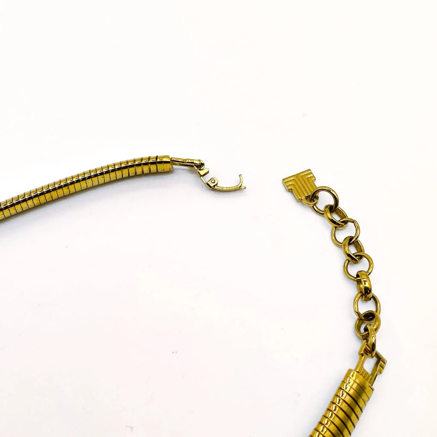 Vintage Lanvin Necklace 1970s Necklaces Jagged Metal 