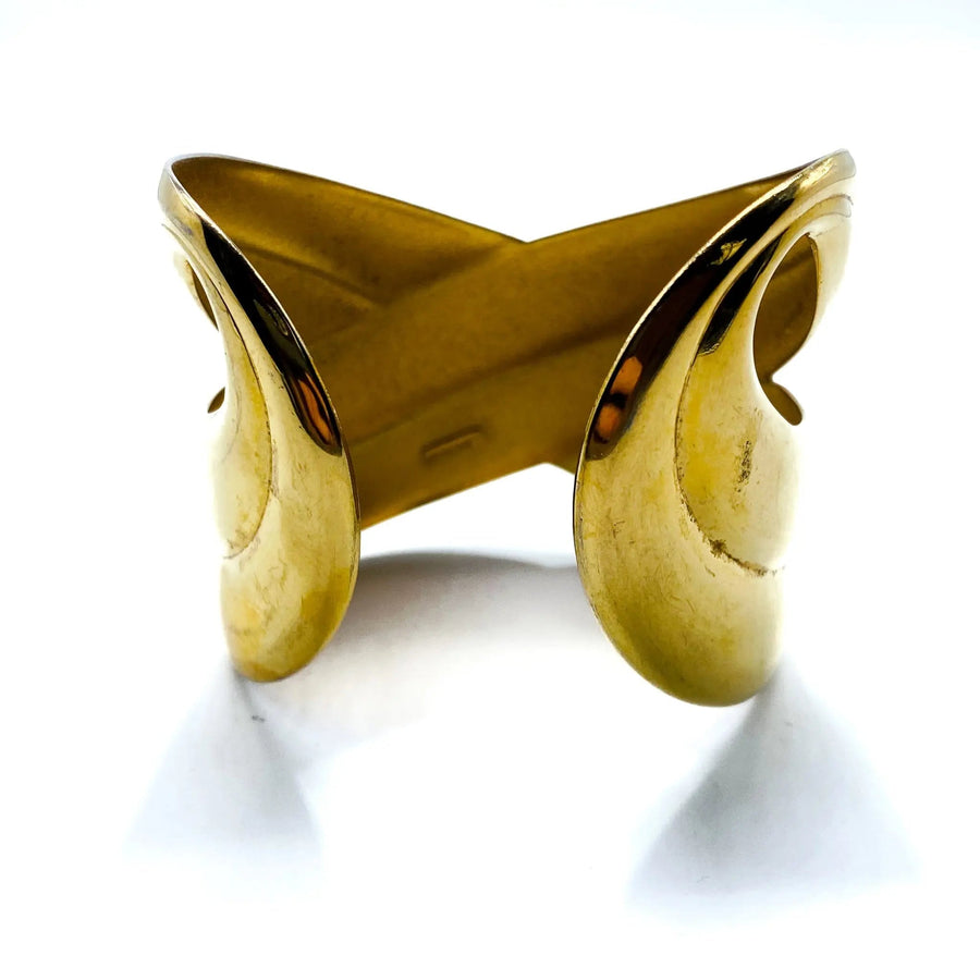 Vintage Monet 1980s Bracelet Bracelet Jagged Metal 