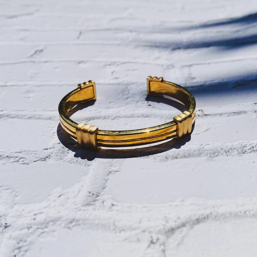 Vintage Monet Bracelet 1980s Bracelets Jagged Metal 