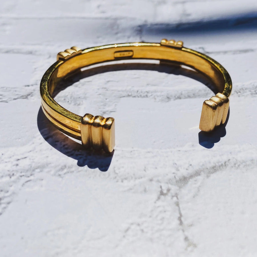 Vintage Monet Bracelet 1980s Bracelets Jagged Metal 