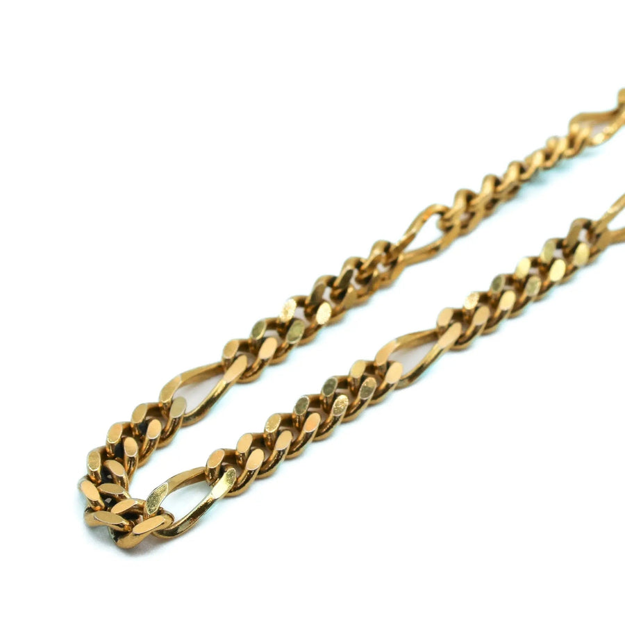 Vintage Monet Chain Necklace 1980s Necklace Jagged Metal 