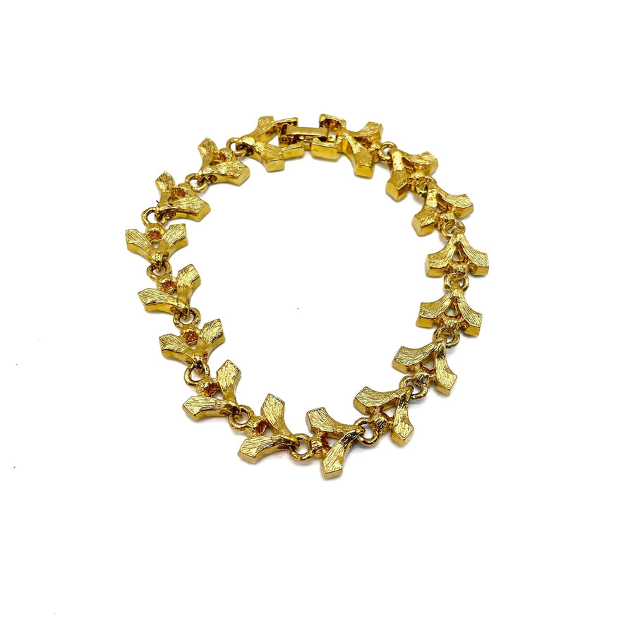 Vintage Napier Necklace 1980s Necklace Jagged Metal 