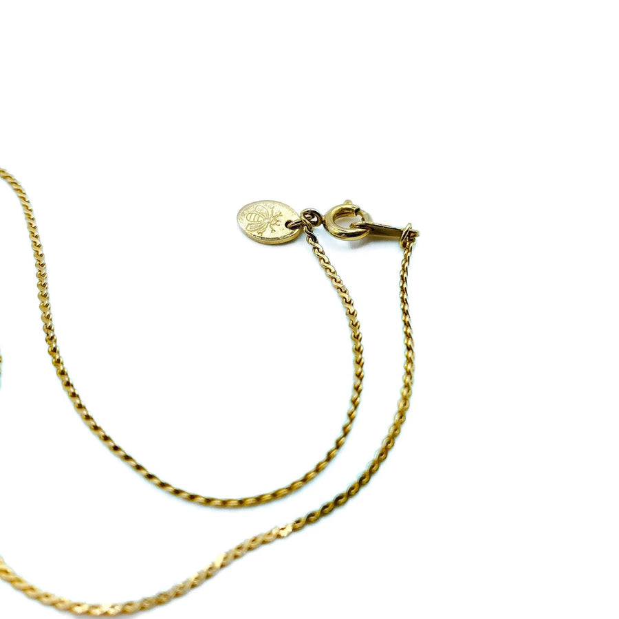 Vintage Pierre Balmain Necklace 1980s Necklace Jagged Metal 