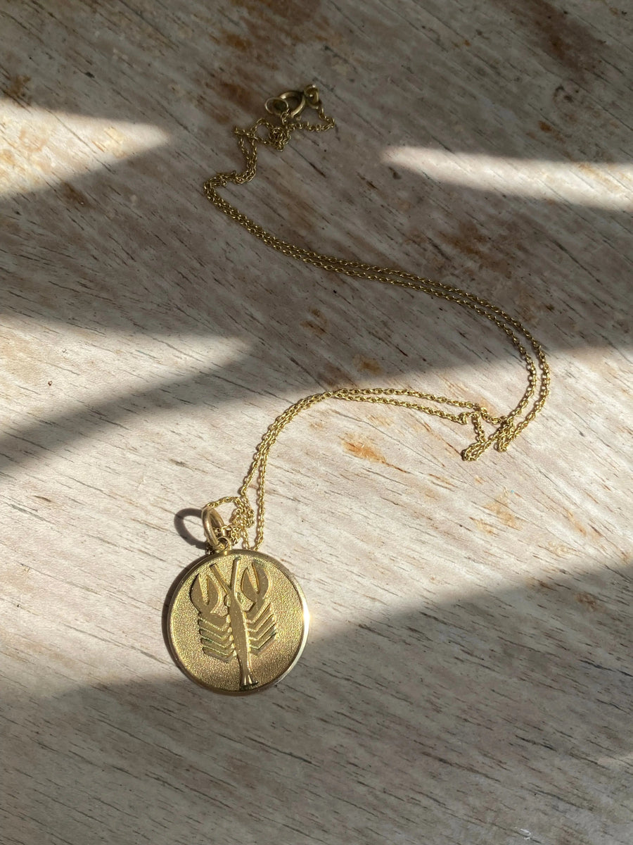 Vintage Scorpio Necklace 1970s Necklace Jagged Metal 
