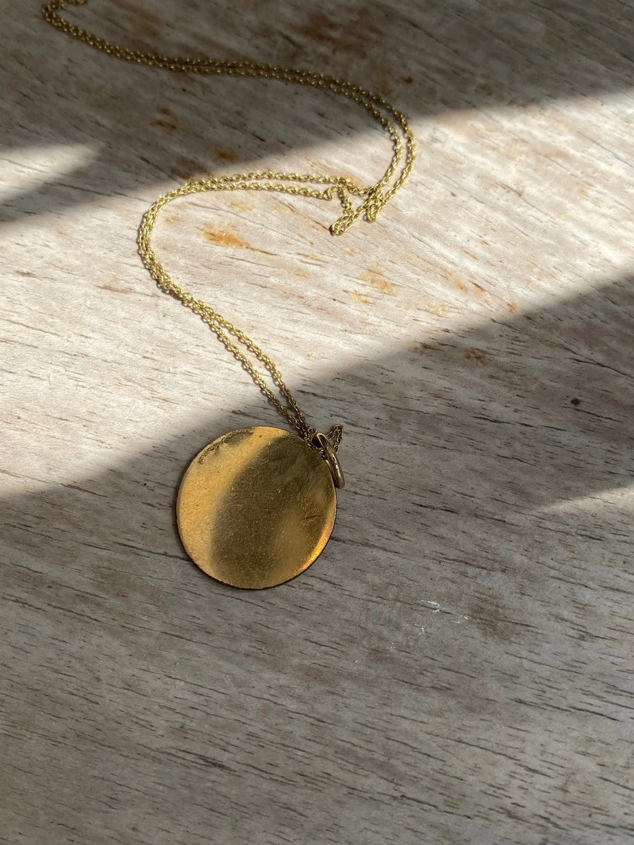 Vintage Scorpio Necklace 1970s Necklace Jagged Metal 