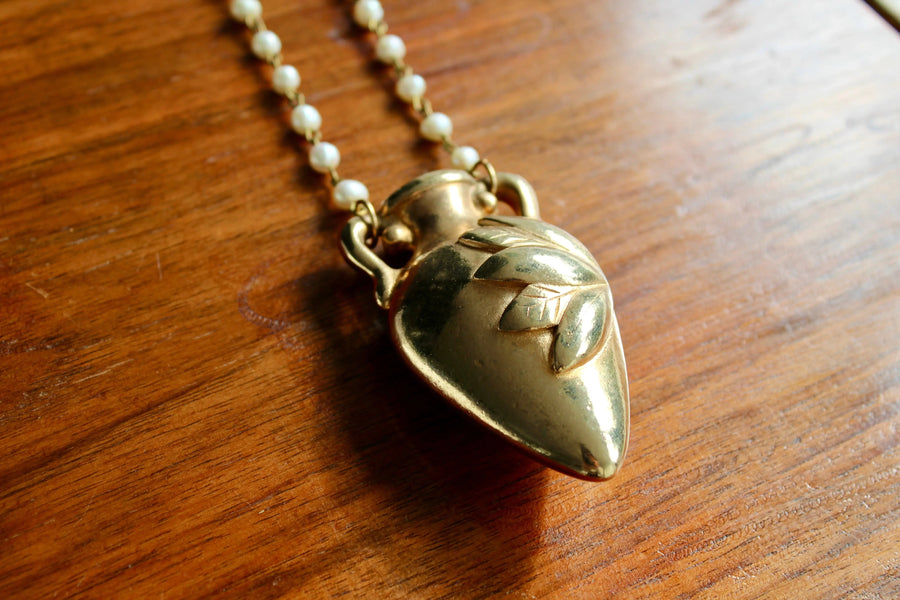 Vintage Trifari Necklace, 1960s, Reworked Necklaces Jagged Metal 
