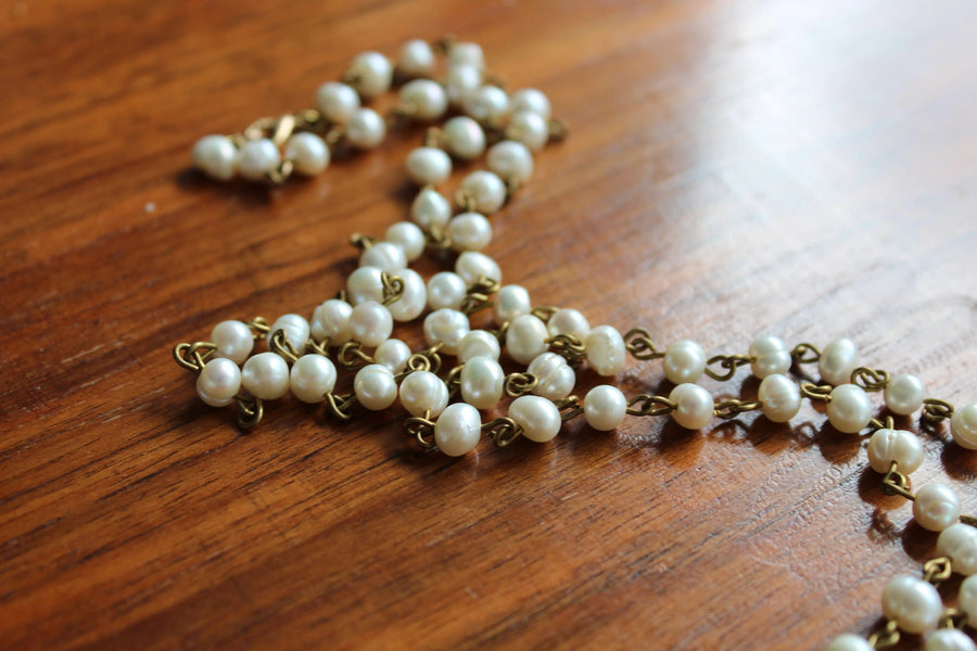 Vintage Trifari Necklace, 1960s, Reworked Necklaces Jagged Metal 