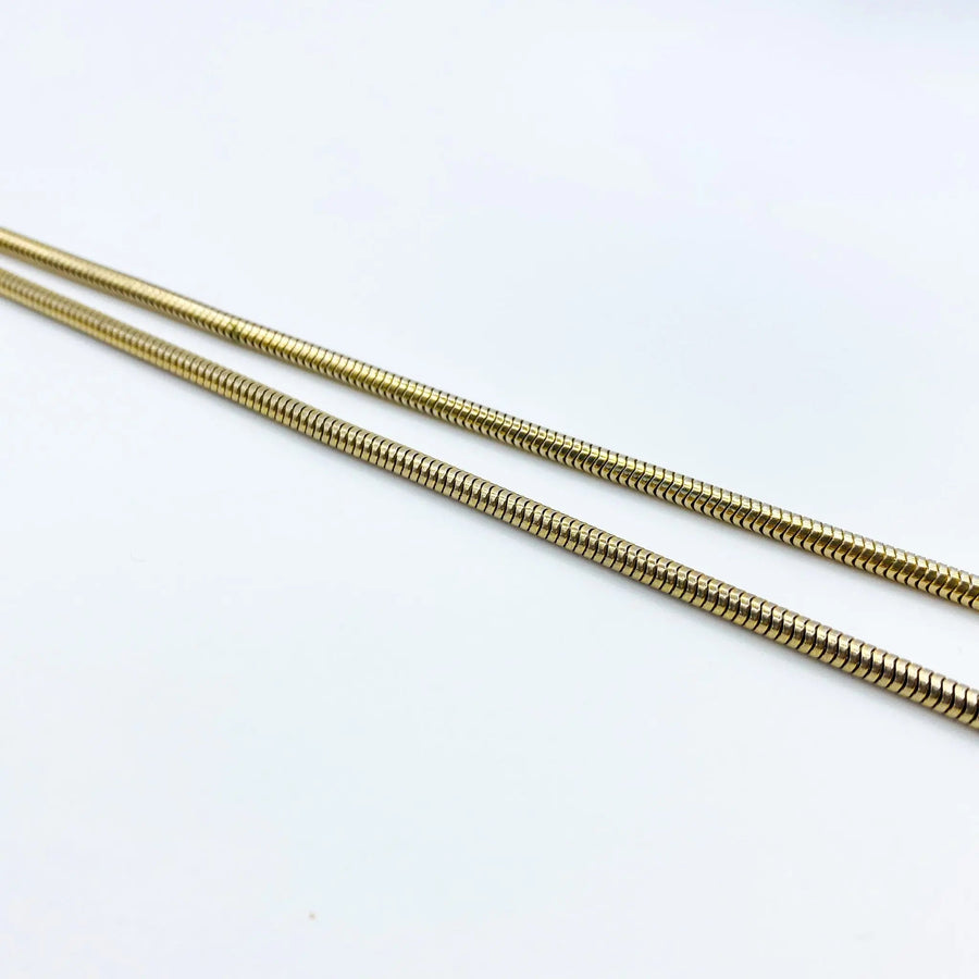 Vintage Valentino Necklace, 1970s Chain Necklaces Jagged Metal 