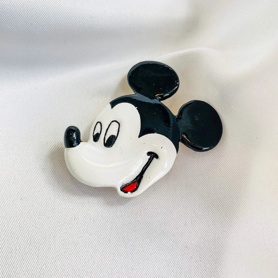 Vintage Wendy Gell Mickey Brooch 1980s Brooches & Lapel Pins Jagged Metal 