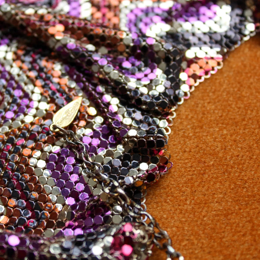 Vintage Whiting & Davis 1970s Necklace Necklaces Jagged Metal 