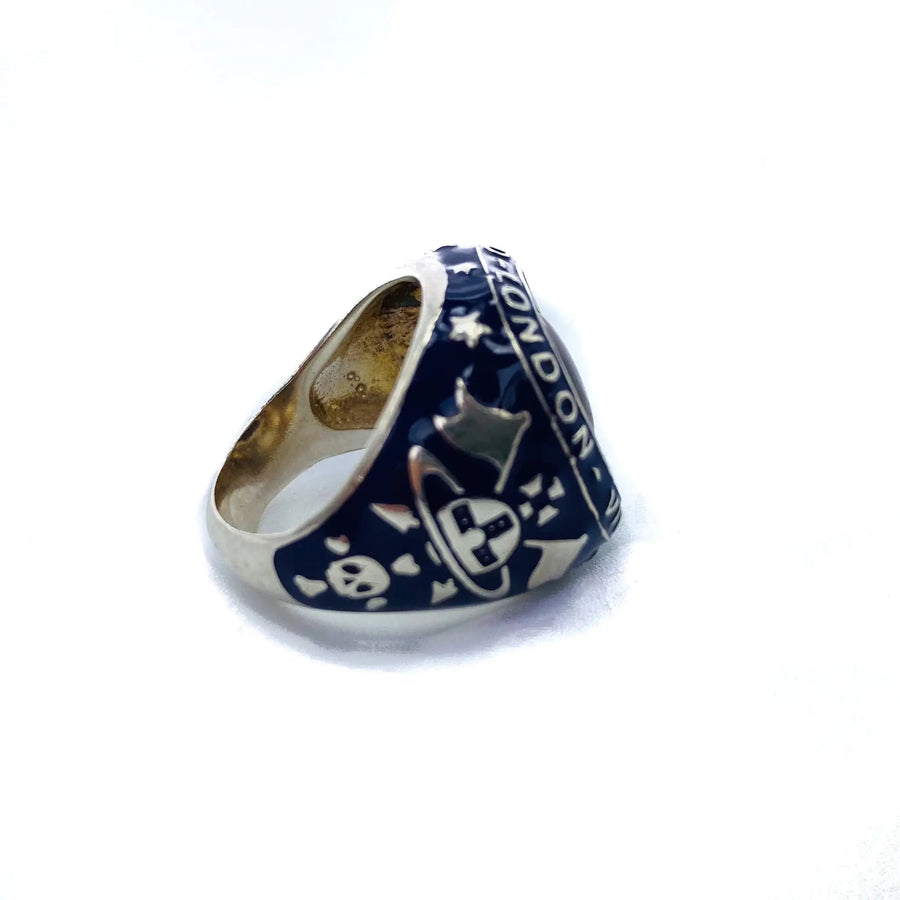 Vivienne Westwood College Statement Ring - JAGGED METAL
