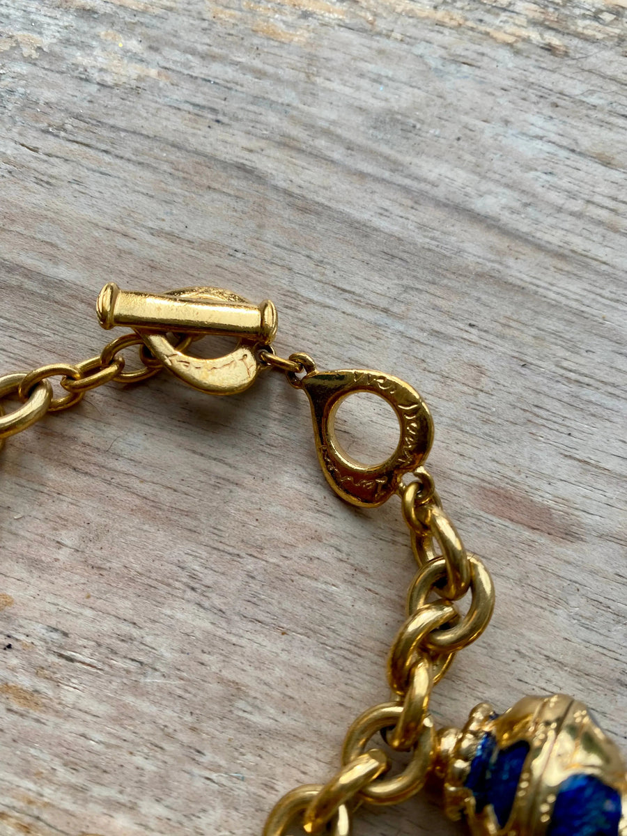 Yves Saint Laurent Vintage YSL Bracelet 1980s Bracelets Jagged Metal 