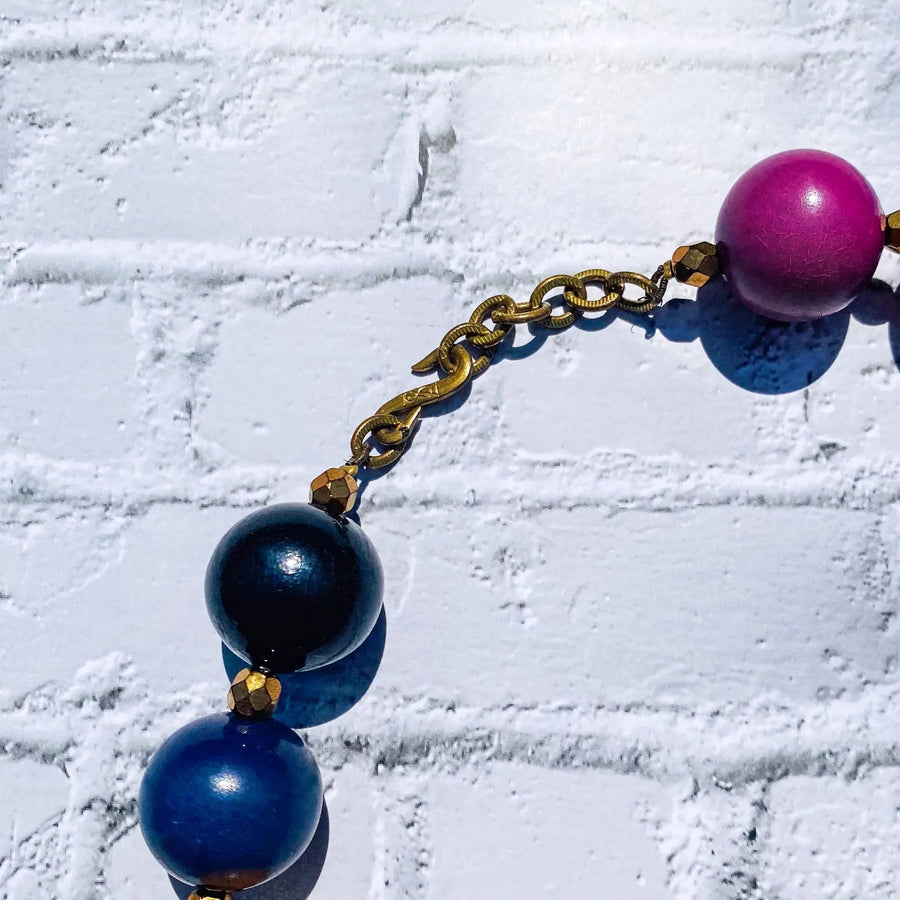 Yves Saint Laurent Vintage YSL Necklace 1980s - Roger Scemama Necklaces Jagged Metal 