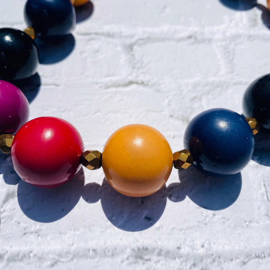 Yves Saint Laurent Vintage YSL Necklace 1980s - Roger Scemama Necklaces Jagged Metal 