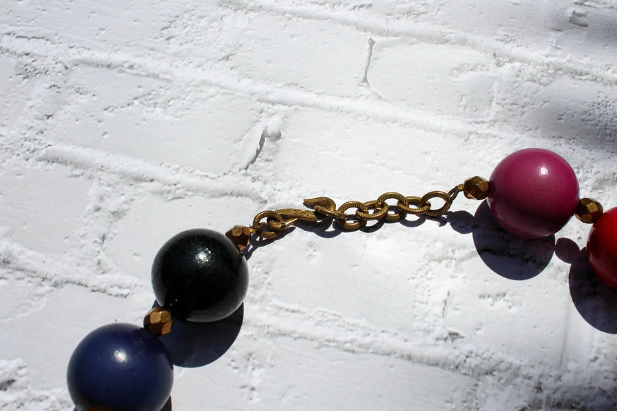 Yves Saint Laurent Vintage YSL Necklace 1980s - Roger Scemama Necklaces Jagged Metal 