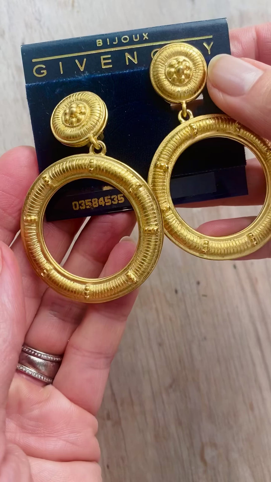 Vintage Givenchy Earrings 1980s - Dynasty era