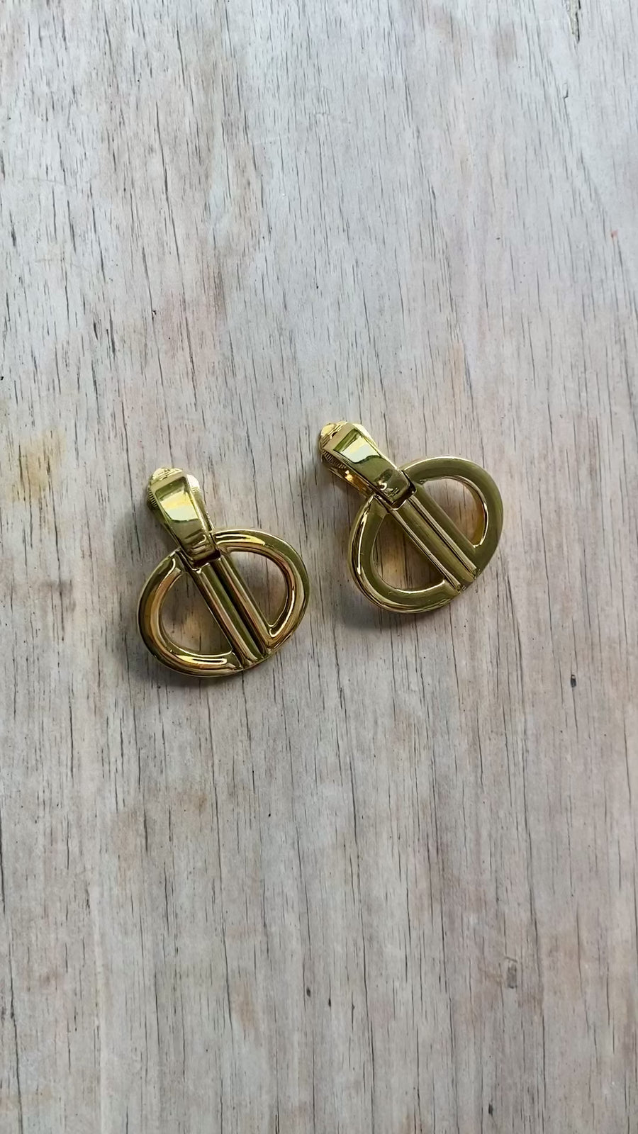 Vintage Christian Dior Earrings 1980s Clip On