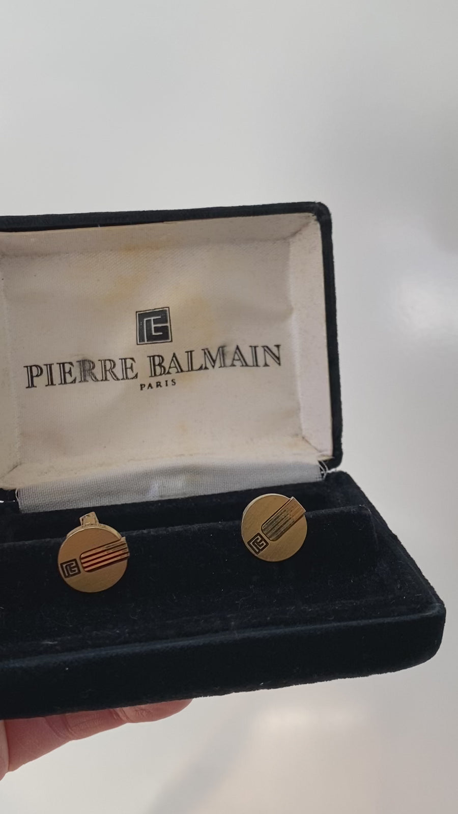 Balmain Vintage Cufflinks, 1970s