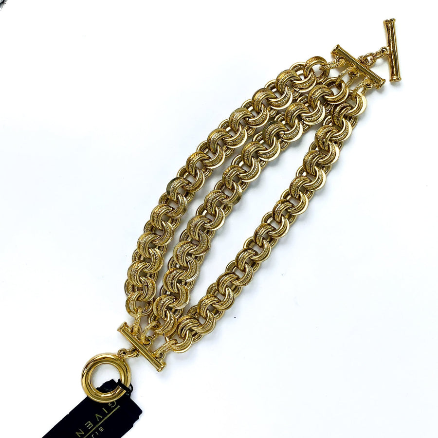 Vintage Givenchy Bracelet 1980s Bracelets Jagged Metal 