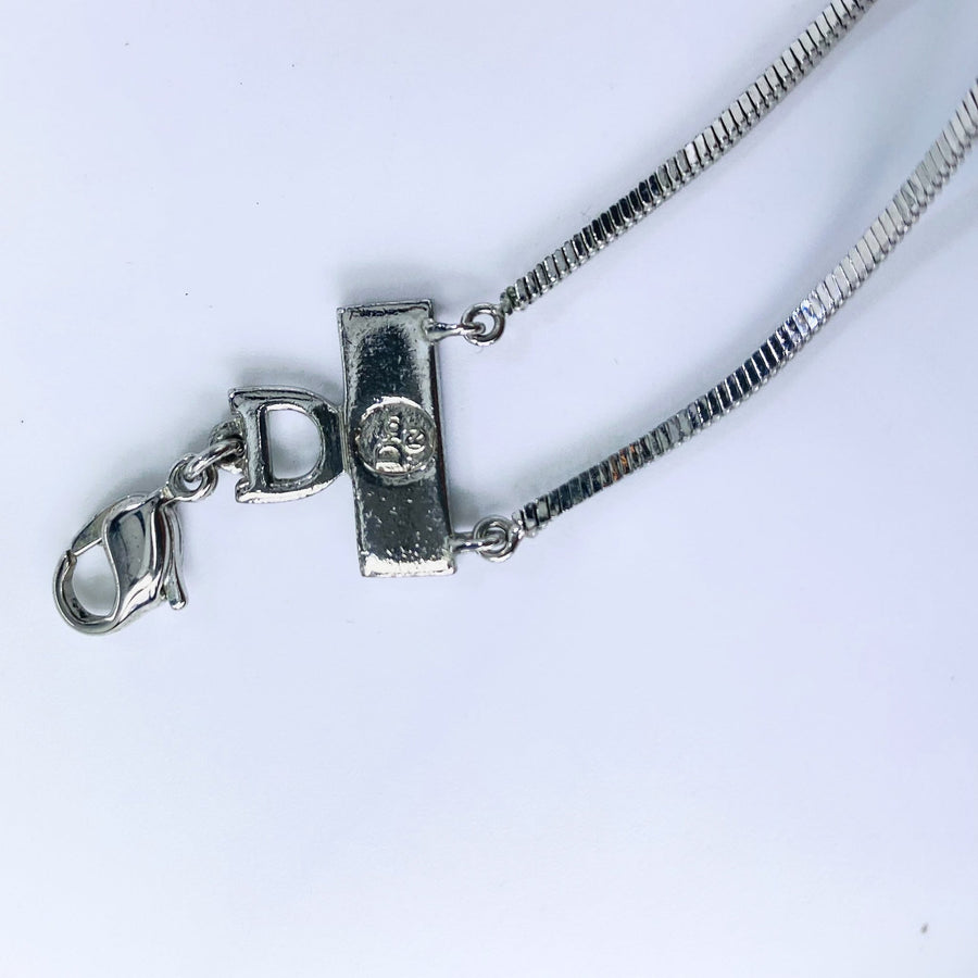 Vintage Dior Bracelet Y2K John Galliano Era Silver Plated Bracelets Jagged Metal 