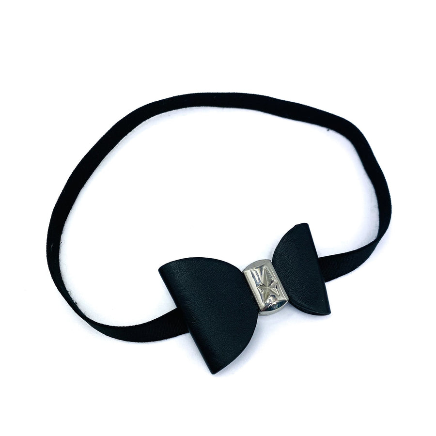 Thierry Mugler Bow Hairband Hair Accessories Jagged Metal 