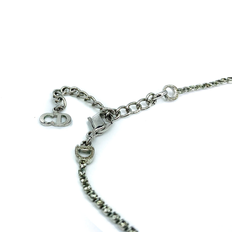 Vintage Dior Necklace Y2K Galliano Era Necklaces Jagged Metal 