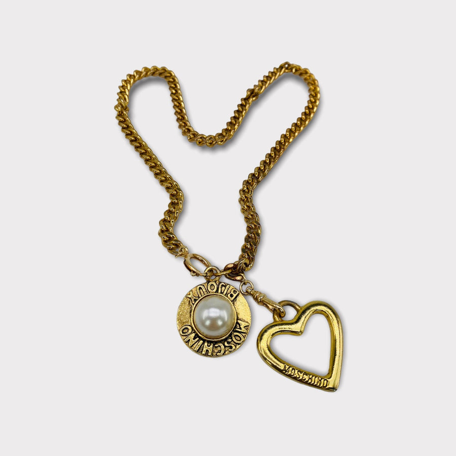 Re-engineered Moschino Vintage Necklace Necklace Jagged Metal 