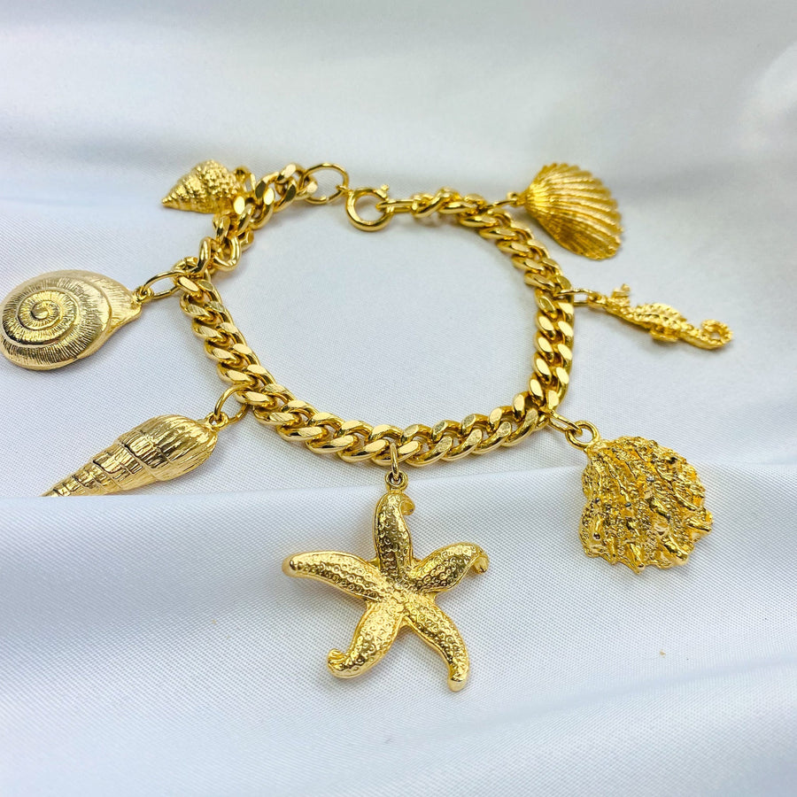 Dead stock mermaid charm bracelet to draft Jagged Metal 