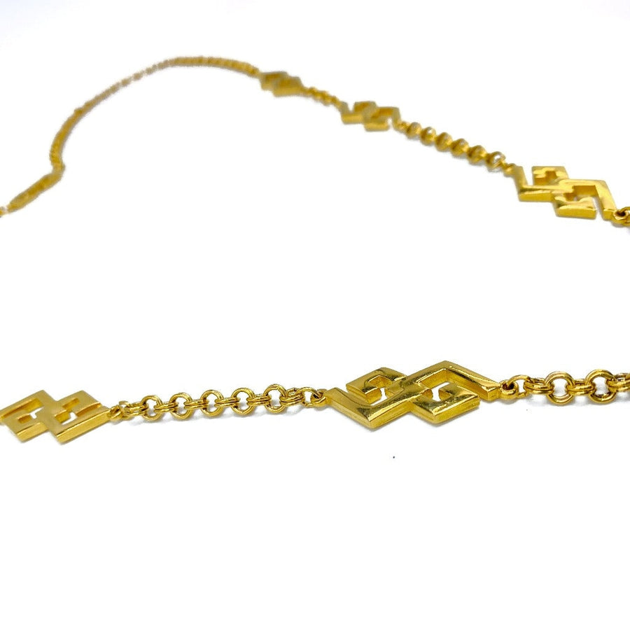Vintage Givenchy Necklace 1980s Necklaces Jagged Metal 