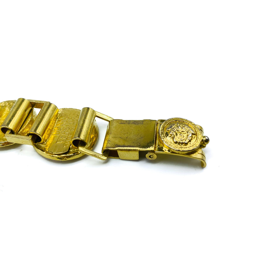 Vintage Gianni Versace Bracelet 1990s Bracelets Jagged Metal 