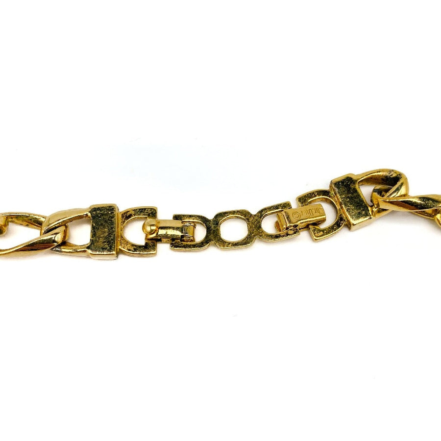 Vintage Dior 1980s Necklace Necklace Jagged Metal 