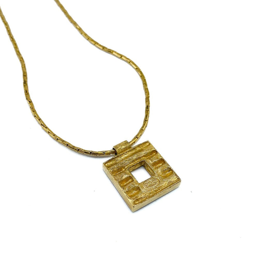 Vintage 1980s Givenchy Necklace Necklace Jagged Metal 