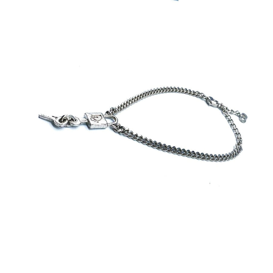 Vintage Dior Bracelet Y2K Silver Plated Bracelets Jagged Metal 