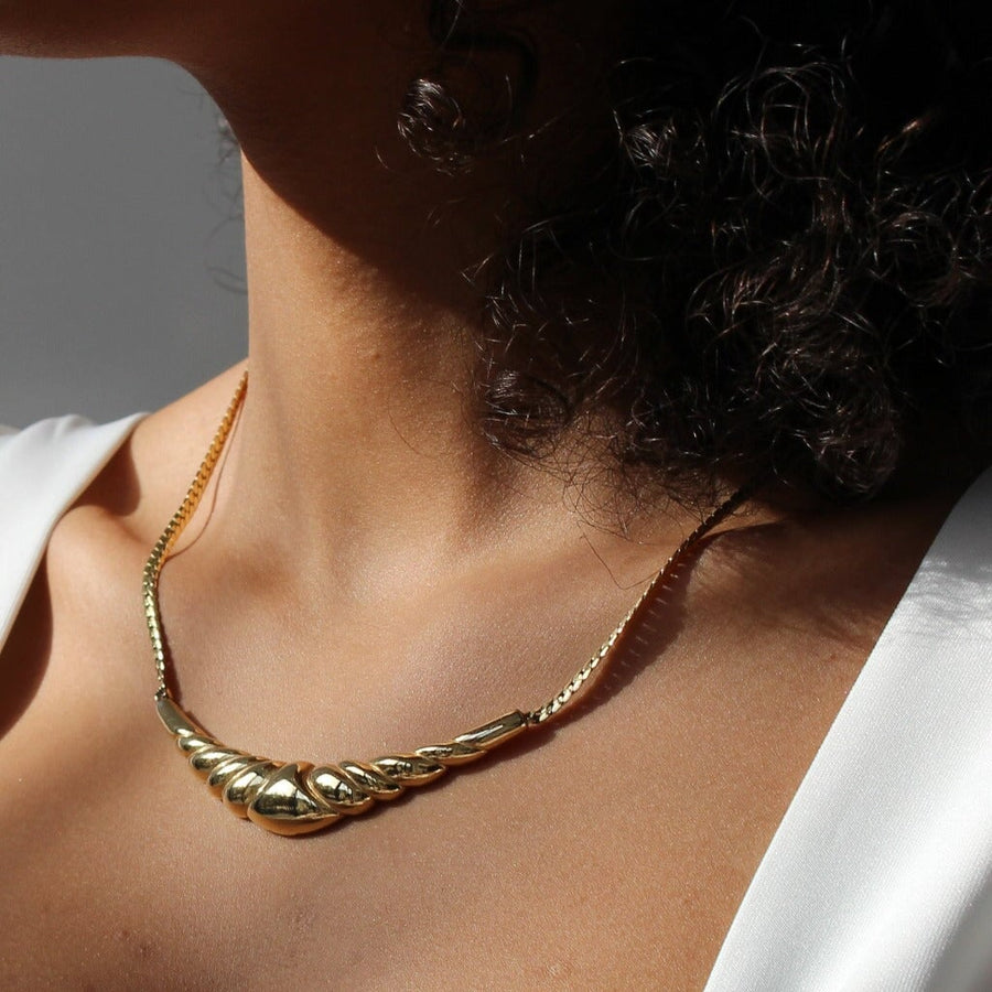 Vintage Dior 1980s Necklace Necklaces Jagged Metal 
